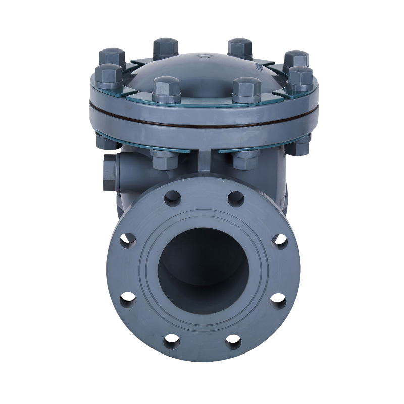 PVC-C H44F-10V نوع چرخش سوپاپ بررسی استاندارد DN15-300 گیگابایت