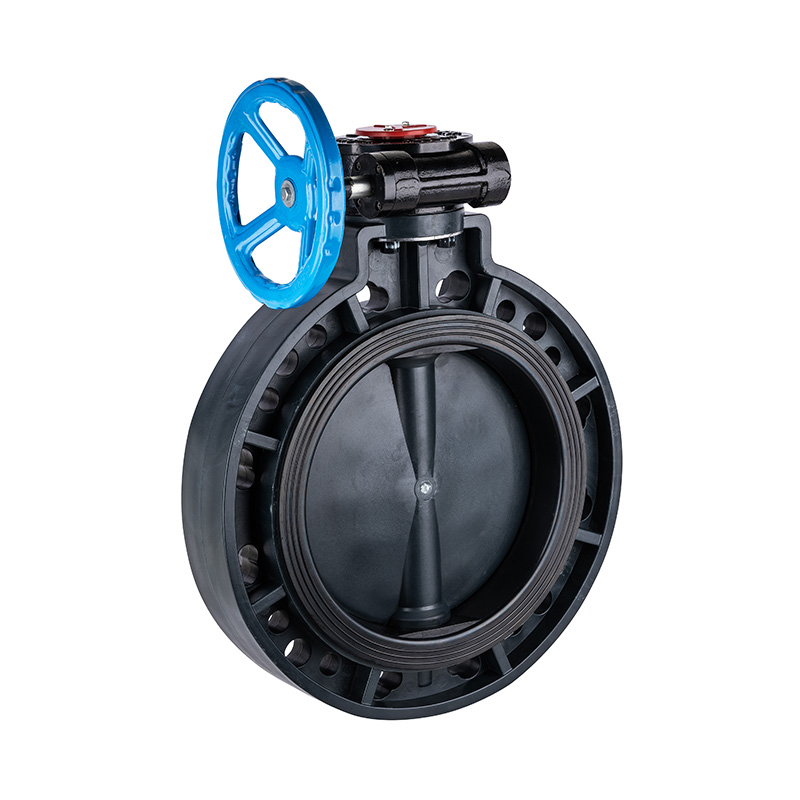 FRPP D371X-10S Worm-Gear Butterfly Valve DN40-1000 1-1/2'-30' ANSI استاندارد
