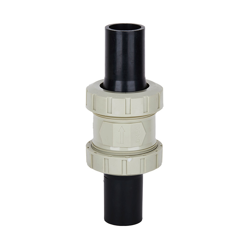 PPH H61F-10S PE Butt Welded Check Valve DN50 GB استاندارد