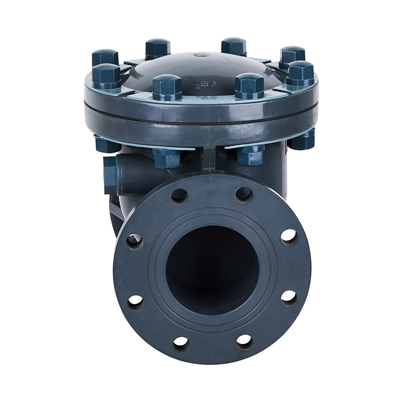 PVC-U H44F-10U نوع چرخش شیر چک DN15-300 1/2'-12' ANSI استاندارد