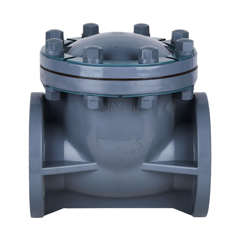 PVC-C H44F-10V نوع چرخش سوپاپ بررسی DN15-300 استاندارد ANSI 1/2'-12'