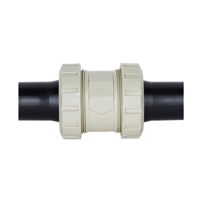 PPH H61F-10S PE Butt Welded Check Valve DN50 GB استاندارد
