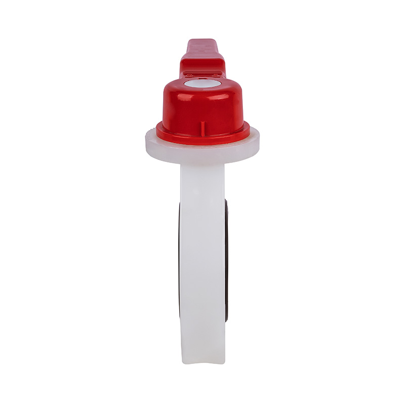 PVDF D71X-10F نوع چرخ دستی شیر پروانه ای DN15-200 15A-200A JIS استاندارد