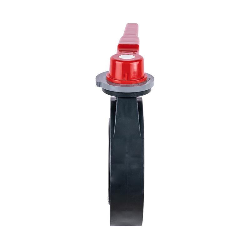 PVC-U D71X-10U دستگیره شیر پروانه ای DN15-200 15A-200A JIS استاندارد