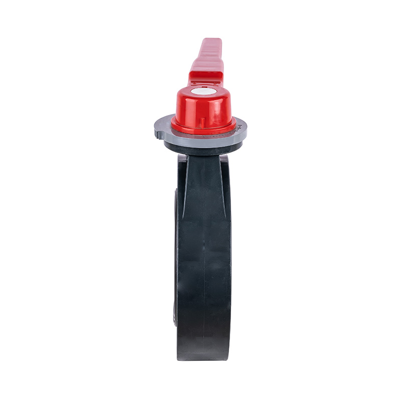 شیر پروانه ای دستگیره PVC-U D71X-10U استاندارد DN15-200 گیگابایت