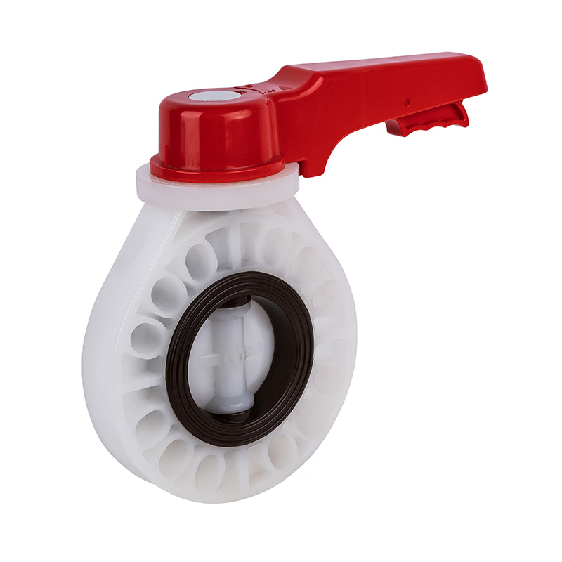 PVDF D71X-10F دستگیره شیر پروانه ای DN40-200 1-1/2'-8' ANSI استاندارد