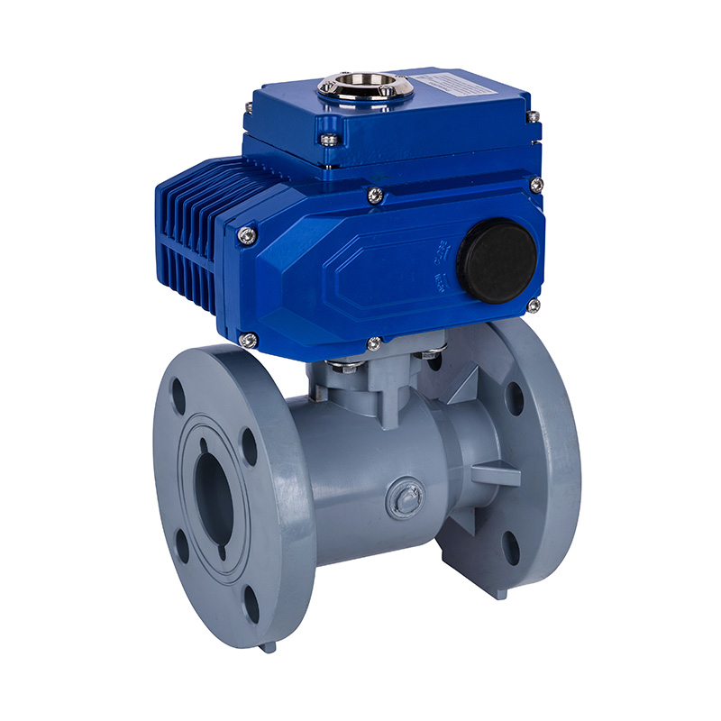 شیر توپی فلنج برقی PVC-C D941F-10V استاندارد DN15-300 گیگابایت