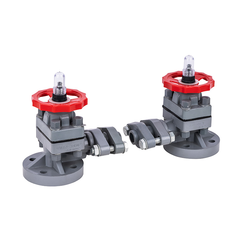 PVC-C G41F-10V نشانگر سطح DN15-50 استاندارد استاندارد